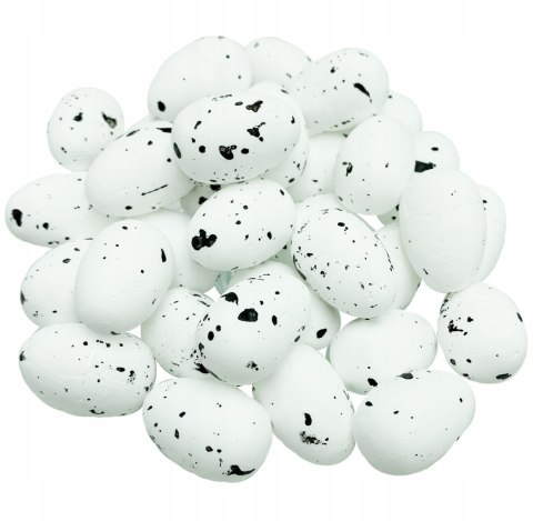 Jajko styropianowe białe nakrapiane 2,5cm (36szt) WPJ-8765 ALIGA Jajko styropianowe białe nakrapiane 2,5cm (36szt) WPJ-8765 ALIGA