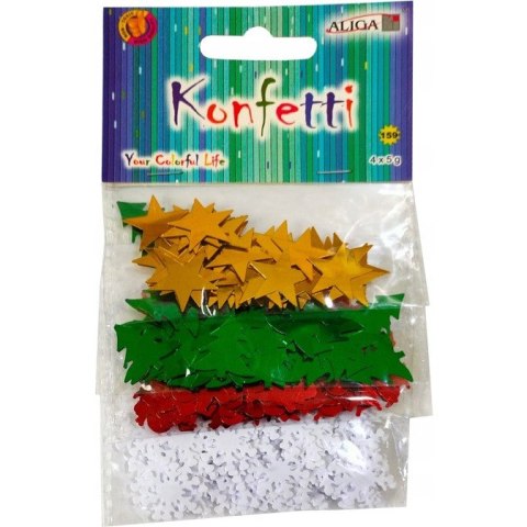 Konfetti MT-7790 mix kształtów 20g ALIGA Konfetti MT-7790 mix kształtów 20g ALIGA