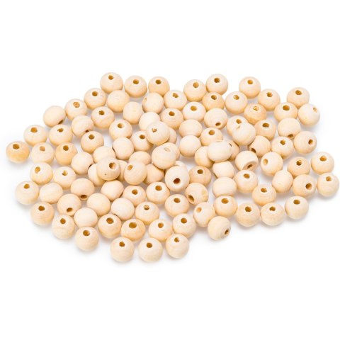 Koraliki drewniane naturalne 7mm, 100 szt. KDN 4 BREWIS Koraliki drewniane naturalne 7mm, 100 szt. KDN 4 BREWIS