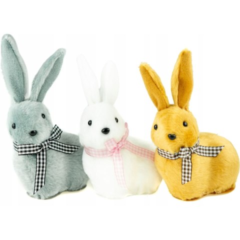 Króliczki Wielkanocne mix kol. wys.13 cm (3 szt.) WKZ-8092 ALIGA Króliczki Wielkanocne mix kol. wys.13 cm (3 szt.) WKZ-8092 ALIGA