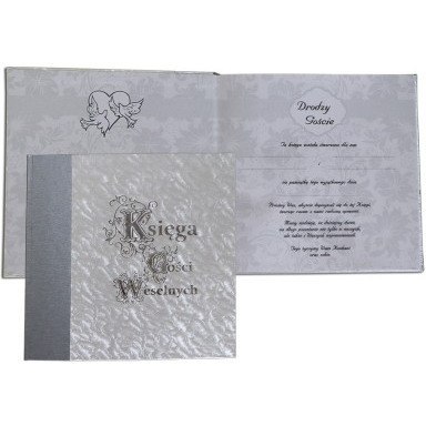 Księga Gości Weselnych 225x220mm 1829-319-104 WARTA Księga Gości Weselnych 225x220mm 1829-319-104 WARTA