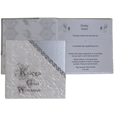Księga Gości Weselnych 225x220mm 1829-319-105 WARTA Księga Gości Weselnych 225x220mm 1829-319-105 WARTA