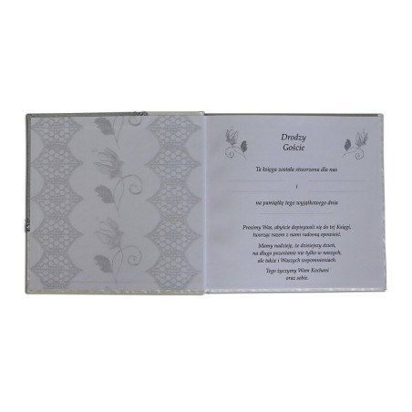 Księga Gości Weselnych 225x220mm 1829-319-105 WARTA Księga Gości Weselnych 225x220mm 1829-319-105 WARTA