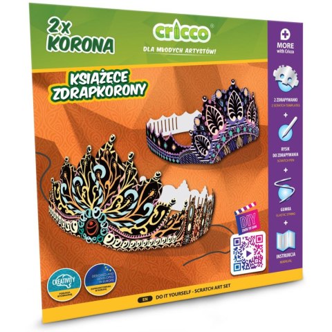 Zestaw ZRÓB TO SAM CRICCO książęce zdrapkorony CR132/B Zestaw ZRÓB TO SAM CRICCO książęce zdrapkorony CR132/B