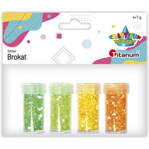 Brokat Craft-Fun Series mix 4 kolory 472913 TITANUM Brokat Craft-Fun Series mix 4 kolory 472913 TITANUM