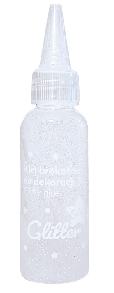 Klej brokatowy do dekoracji 3D 50ml STAR 12szt. INTERDRUK Klej brokatowy do dekoracji 3D 50ml STAR 12szt. INTERDRUK