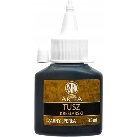 Tusz kreślarski czarny 35ml Czarna Perła 81030908 ASTRA Tusz kreślarski czarny 35ml Czarna Perła 81030908 ASTRA