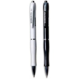 Długopis SORENTO Black- White TT7164 PENMATE