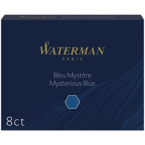 Naboje WATERMAN (8szt.) granatowe S0110910 Naboje WATERMAN (8szt.) granatowe S0110910