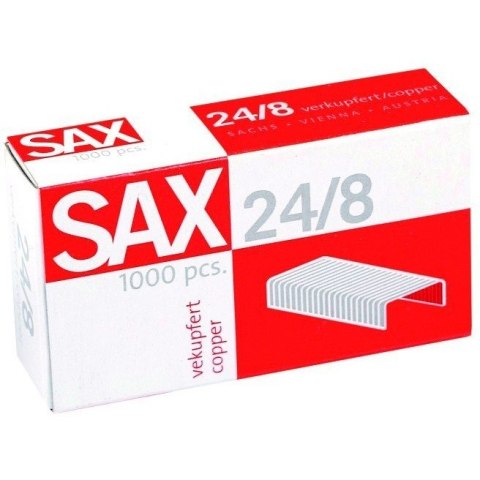 Zszywki SAX 24/8 miedziane (1000) Zszywki SAX 24/8 miedziane (1000)