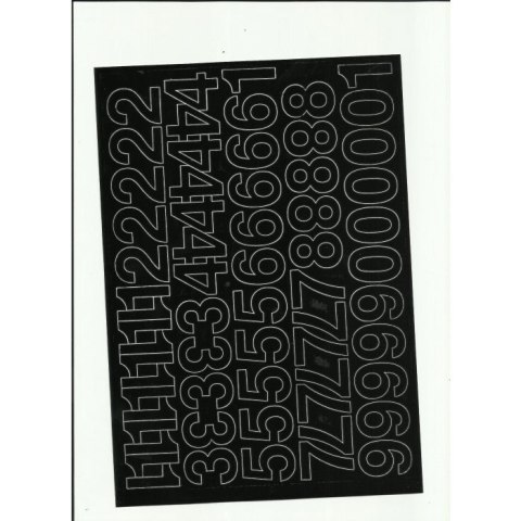 CYFRY samoprzylepne 3cm (8) czarne ARTDRUK CYFRY samoprzylepne 3cm (8) czarne ARTDRUK