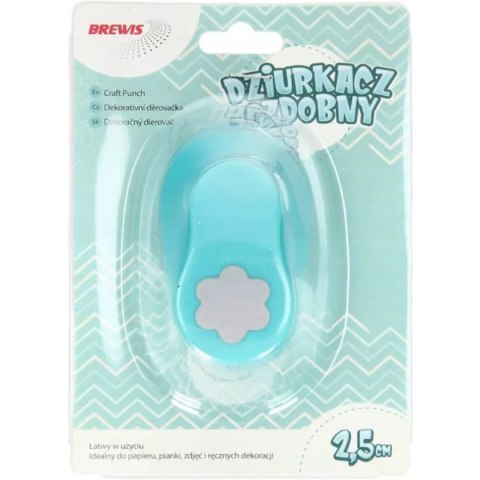 Dziurkacz ozdobny 2,5 cm KWIAT II D25-11 BREWIS Dziurkacz ozdobny 2,5 cm KWIAT II D25-11 BREWIS