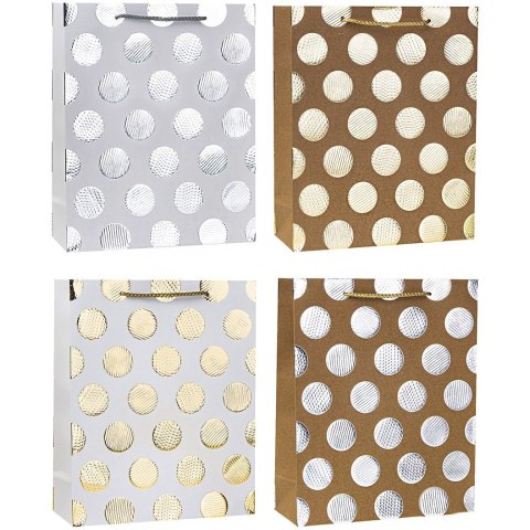 Torebka prezentowa 18x23x8cm TG-23066-HS-A5 ROZETTE Torebka prezentowa 18x23x8cm TG-23066-HS-A5 ROZETTE