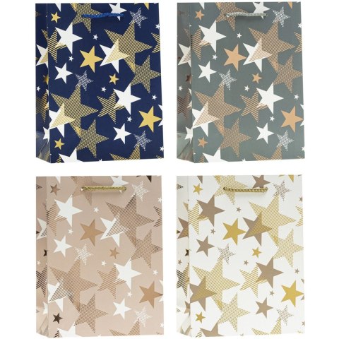 Torebka prezentowa 18x24x8cm TG-22056-A5-HS ROZETTE Torebka prezentowa 18x24x8cm TG-22056-A5-HS ROZETTE
