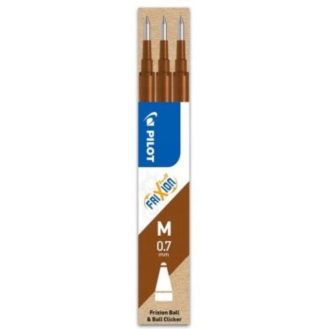 Wkład FRIXION 0,7mm brązowy (3szt) BLS-FR7-BN-S3 PILOT Wkład FRIXION 0,7mm brązowy (3szt) BLS-FR7-BN-S3 PILOT