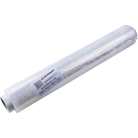 Folia stretch EMERSON 1,25kg netto 23mic przezroczysta fol-str500/23/1.25p Folia stretch EMERSON 1,25kg netto 23mic przezroczysta fol-str500/23/1.25p