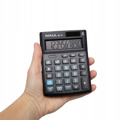 Kalkulator biurowy COMPACT MC10 10-pozycyjny czarny 72654/90 ML MAUL Kalkulator biurowy COMPACT MC10 10-pozycyjny czarny 72654/90 ML MAUL