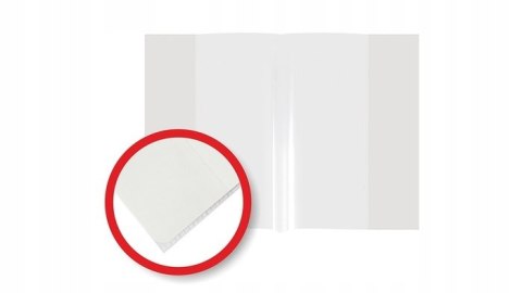 Okładki na zeszyty szkolne A5 bezbarwne 10 sztuk PP/PE 21,2x30x3cm OPP10-01 BIURFOL Okładki na zeszyty szkolne A5 bezbarwne 10 sztuk PP/PE 21,2x30x3cm OPP10-01 BIURFOL