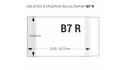 Okładki regulowane na książki i zeszyty B7 bezbarwne 5 sztuk 23,6x32-34,7cm OZB5-41 BIURFOL