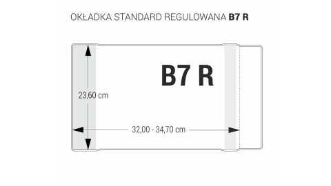 Okładki regulowane na książki i zeszyty B7 bezbarwne 5 sztuk 23,6x32-34,7cm OZB5-41 BIURFOL Okładki regulowane na książki i zeszyty B7 bezbarwne 5 sztuk 23,6x32-34,7cm OZB5-41 BIURFOL