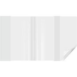 Okładki regulowane na książki i zeszyty E6 bezbarwne 5 sztuk 24,5x34-37,7cm OZB5-47 BIURFOL