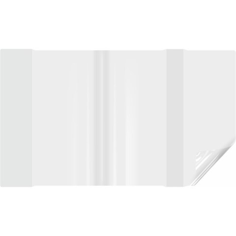 Okładki regulowane na książki i zeszyty Z5 bezbarwne 25 sztuk 29,7x40,8-44cm OZB-50 BIURFOL Okładki regulowane na książki i zeszyty Z5 bezbarwne 25 sztuk 29,7x40,8-44cm OZB-50 BIURFOL