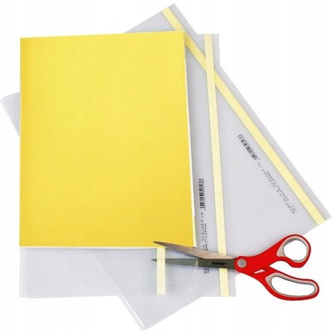 Okładki samoprzylepne na zeszyty szkolne A4 25 sztuk 32,5x48,5cm OZ-54 BIURFOL Okładki samoprzylepne na zeszyty szkolne A4 25 sztuk 32,5x48,5cm OZ-54 BIURFOL