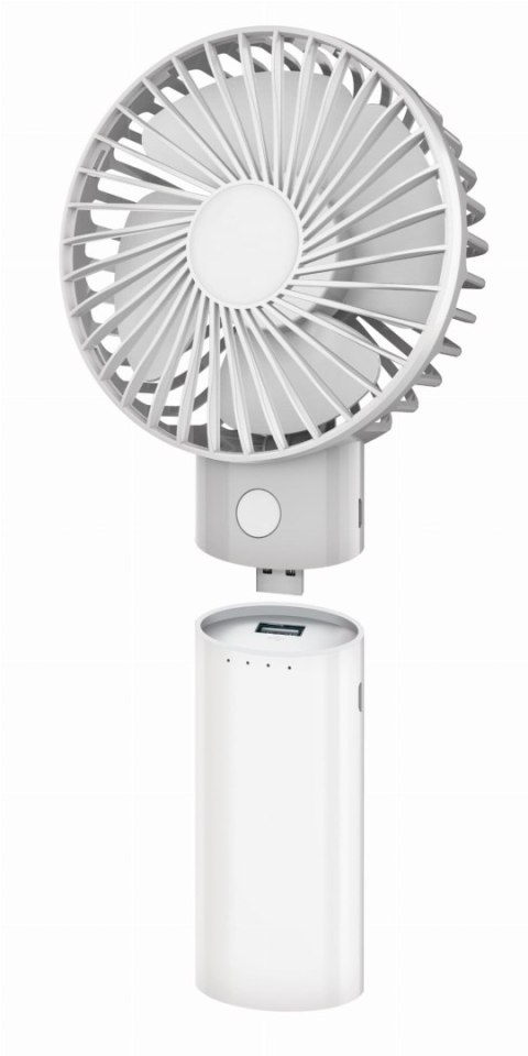 Wentylator biurkowy PLATINET z akumulatorem 4000mAh biało-szary (45237) Wentylator biurkowy PLATINET z akumulatorem 4000mAh biało-szary (45237)