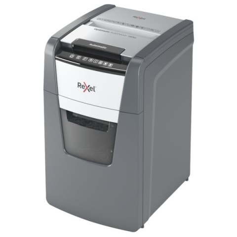 Niszczarka REXEL Optimum AutoFeed+ 150M P5, 150 kartek, kosz 44L 2020150MEU Niszczarka REXEL Optimum AutoFeed+ 150M P5, 150 kartek, kosz 44L 2020150MEU
