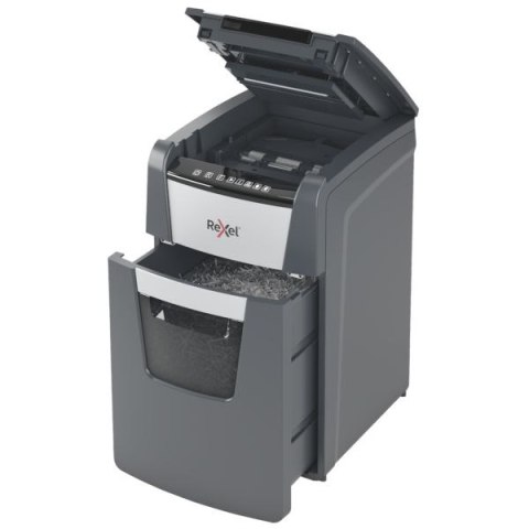 Niszczarka REXEL Optimum AutoFeed+ 150M P5, 150 kartek, kosz 44L 2020150MEU Niszczarka REXEL Optimum AutoFeed+ 150M P5, 150 kartek, kosz 44L 2020150MEU
