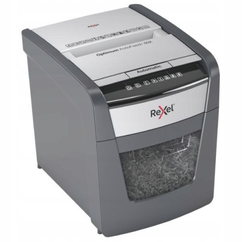 Niszczarka REXEL Optimum AutoFeed+ 50X P4,50 kartek 20L 2020050XEU Niszczarka REXEL Optimum AutoFeed+ 50X P4,50 kartek 20L 2020050XEU