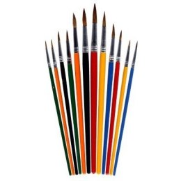 Pędzle okrągłe 252 12szt.170-1419 GRAND