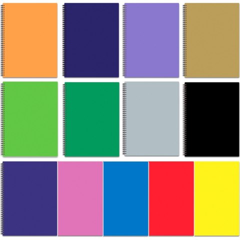 Brulion na spirali A6 80k.kratka T.O PASTELOWY TT6910 TADEO Brulion na spirali A6 80k.kratka T.O PASTELOWY TT6910 TADEO