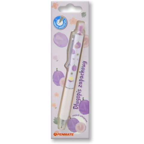 Długopis automatyczny zapachowy WINOGRONA 0,5mm niebieski TT8952 PENMATE
