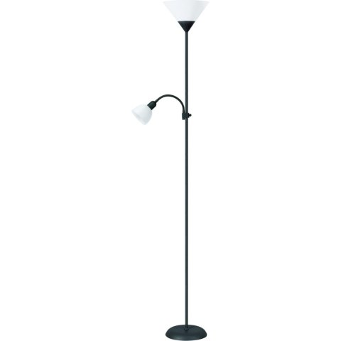 Lampa podłogowa PLATINET E27 + E14 czarna (45178) Lampa podłogowa PLATINET E27 + E14 czarna (45178)