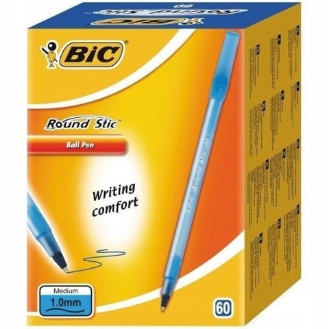 Długopis BIC ROUND STIC CLASSIC niebieski ekonomiczny do codziennego użytku 921403 Długopis BIC ROUND STIC CLASSIC niebieski ekonomiczny do codziennego użytku 921403