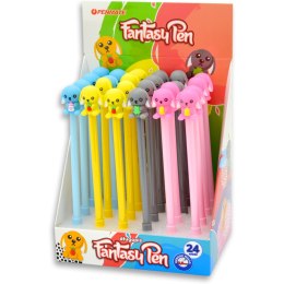 Długopis fantazyjny PIESEK KŁAPOUCH 0,8mm niebieski TT8516 PENMATE