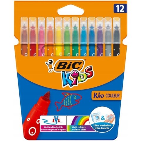 Flamastry 12 kolorów CONTE KIDS COLOR 9202936 BIC Flamastry 12 kolorów CONTE KIDS COLOR 9202936 BIC