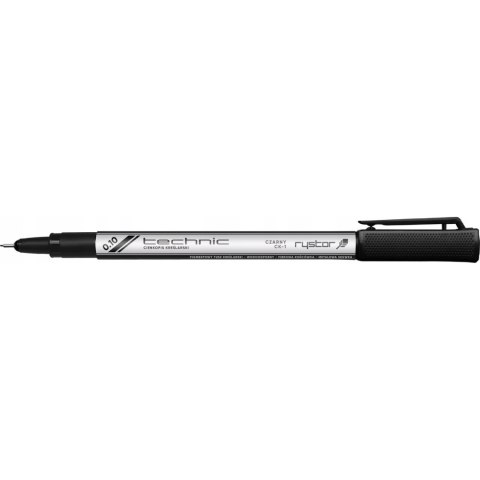 Cienkopis kreślarski TECHNIC 0,1mm czarny 405-010 RYSTOR