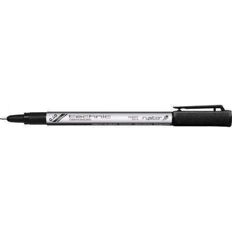 Cienkopis kreślarski TECHNIC 0,4mm czarny 405-040 RYSTOR Cienkopis kreślarski TECHNIC 0,4mm czarny 405-040 RYSTOR
