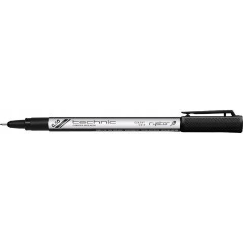 Cienkopis kreślarski TECHNIC 0,5mm czarny 405-050 RYSTOR Cienkopis kreślarski TECHNIC 0,5mm czarny 405-050 RYSTOR