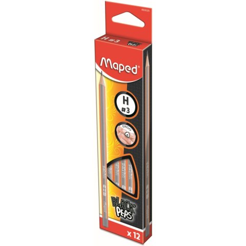 Ołówek drewniany Blackpeps H MAPED 850025 Ołówek drewniany Blackpeps H MAPED 850025