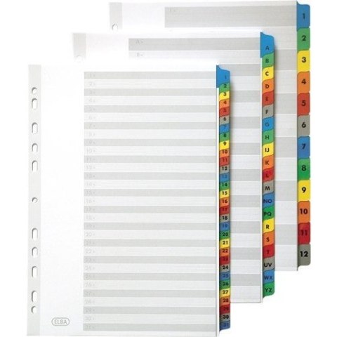Przekładki alfabetyczne do segregatora A4 kartonowe A-Z MYLAR 100204595 OXFORD Przekładki alfabetyczne do segregatora A4 kartonowe A-Z MYLAR 100204595 OXFORD