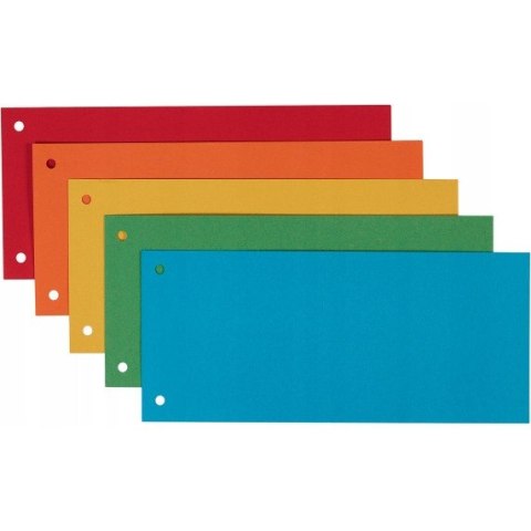 Przekładki kartonowe 1/3 A4 (100 sztuk) mix kolorów (separatory) 624450 ESSELTE Przekładki kartonowe 1/3 A4 (100 sztuk) mix kolorów (separatory) 624450 ESSELTE