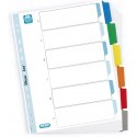 Przekładki kartonowe A4 MYLAR 1-6 kolor OXFORD 100204976