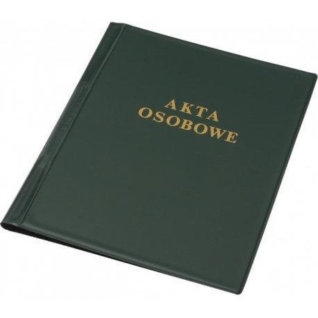 Teczka akt osobowych A4 PVC zielona 0409-0013-04 PANTA PLAST Teczka akt osobowych A4 PVC zielona 0409-0013-04 PANTA PLAST