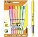 Zakreślacz HIGHLIGHTER GRIP 6x pastel, 6x neon 992562 BIC