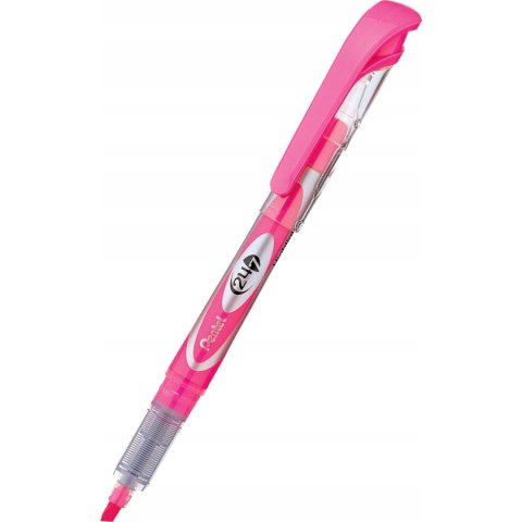Zakreślacz z płynnym tuszem różowy SL12-PX PENTEL Zakreślacz z płynnym tuszem różowy SL12-PX PENTEL