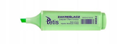 Zakreślacze pastelowe komplet 4szt. KW020-M4 TETIS Zakreślacze pastelowe komplet 4szt. KW020-M4 TETIS