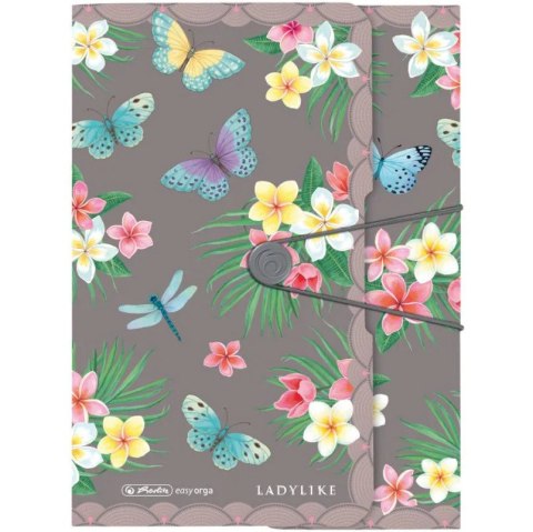 Teczka z gumką na dokumenty A4 PP LADYLIKE BUTTERFLIES 50044009 HERLITZ Teczka z gumką na dokumenty A4 PP LADYLIKE BUTTERFLIES 50044009 HERLITZ